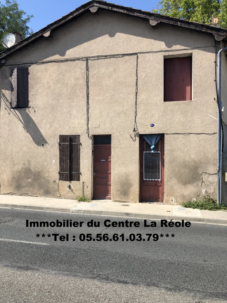 Investissement immobilier à La Réole : deux maisons à rénover et terrain, idéal pour investisseurs