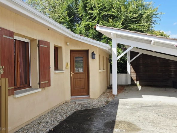Jolie maison de plain-pied de 105 m² à Vayres, proche Bordeaux