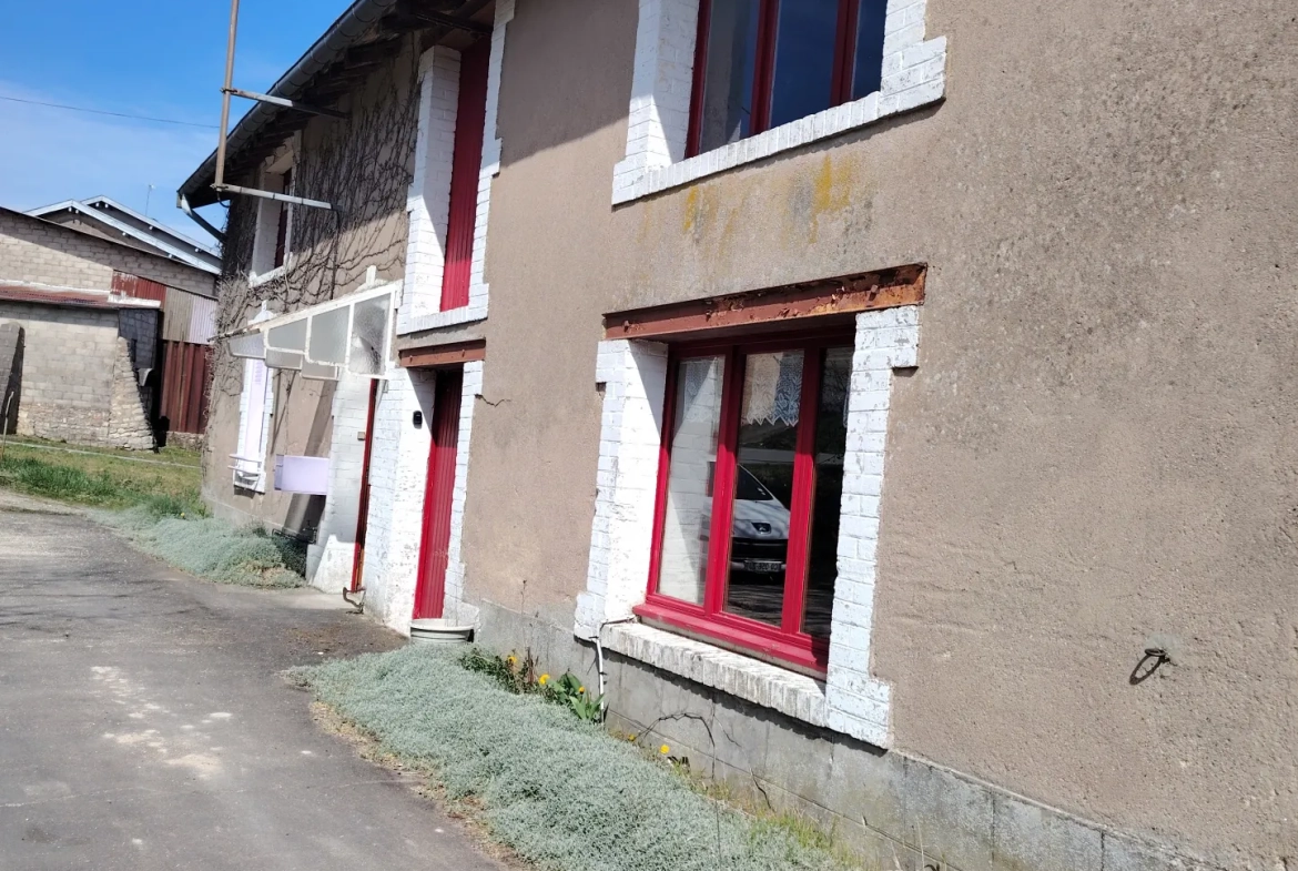 Maison spacieuse avec grand potentiel à Bonzee proche de Fresnes 