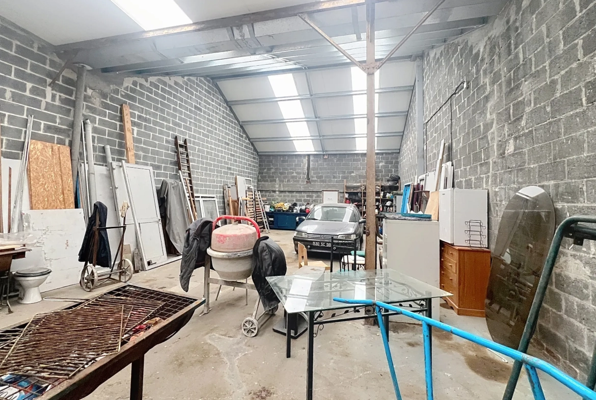 Loft individuel de 152 m² avec garage, jardin et terrasse à Tourcoing 