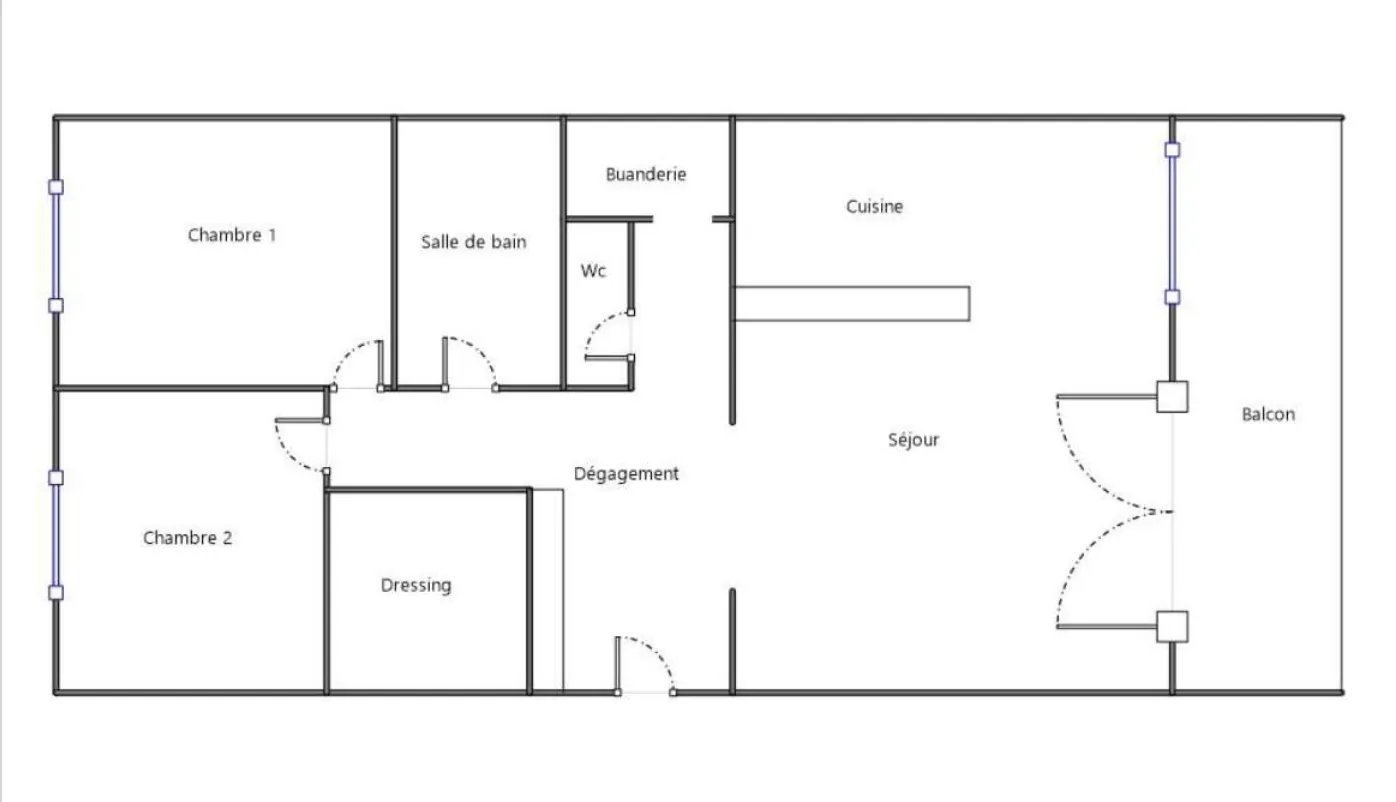 Appartement T3 rénové avec vue panoramique à Malzéville, près de Nancy 