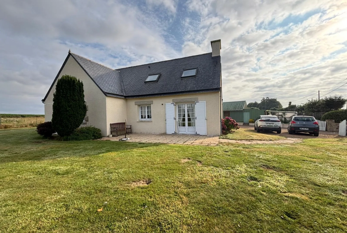 Maison à vendre à Plabennec avec terrain de 1500 m² et espace d'extension 