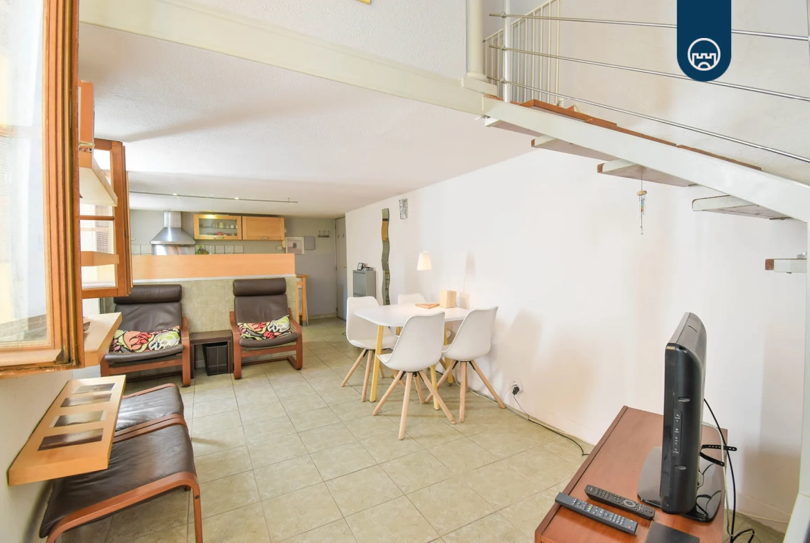Appartement duplex de 40 m² à Nice dans le Vieux Nice – Excellente localisation 