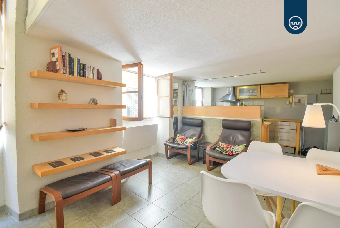 Appartement duplex de 40 m² à Nice dans le Vieux Nice – Excellente localisation 