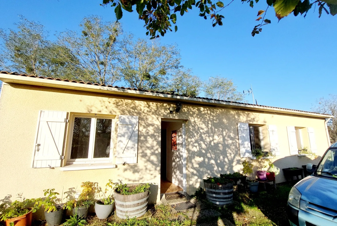 Pavillon de 97m2 à vendre à La Réole avec bail locatif en cours 