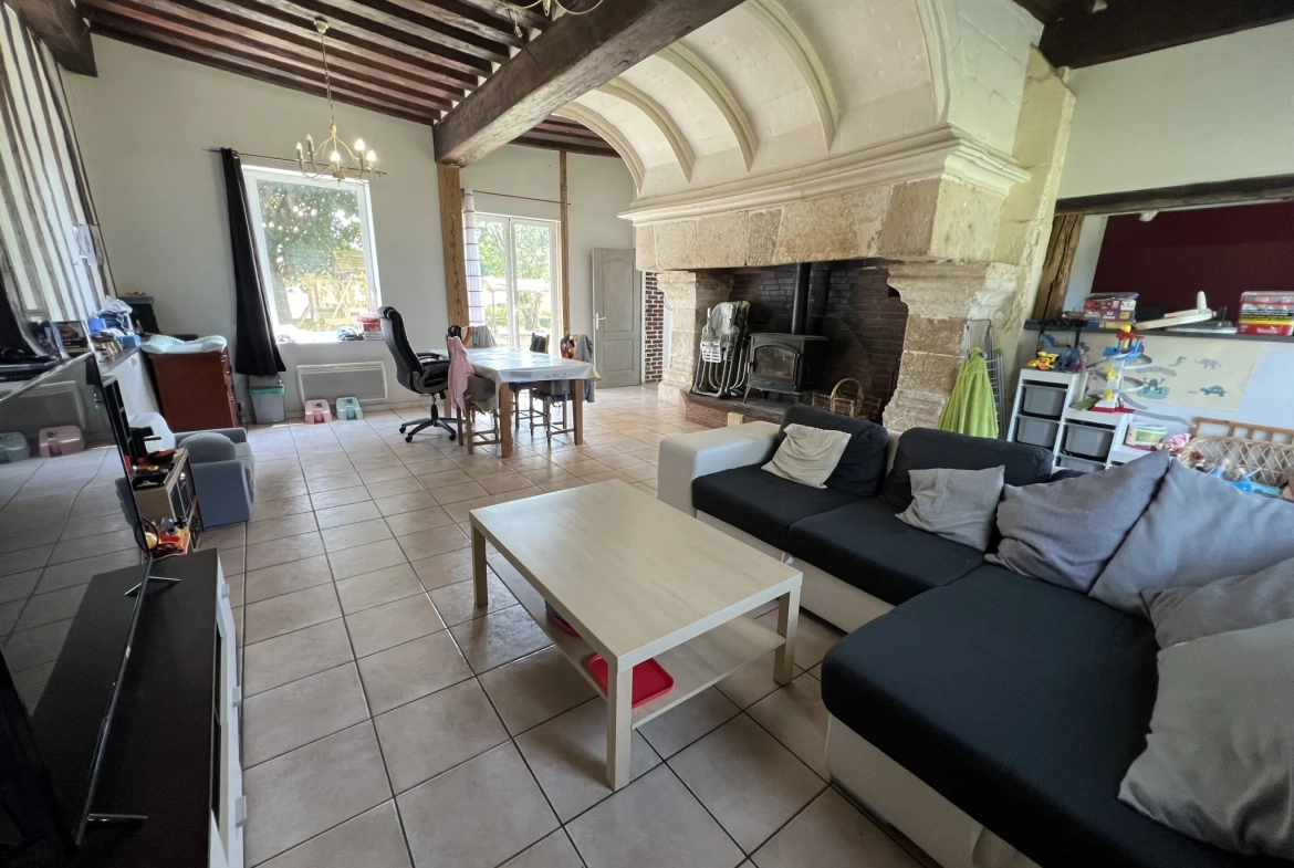 Charmante maison familiale avec grand terrain à Bourgtheroulde - 155 m² 
