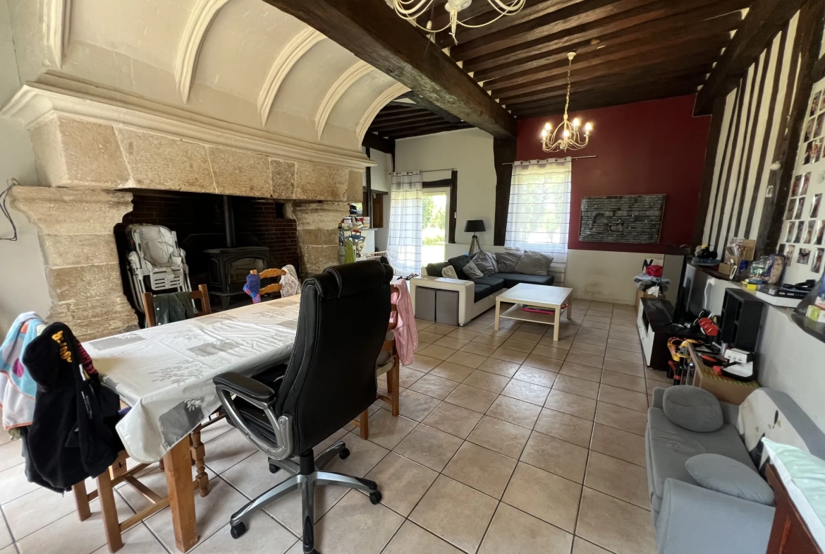 Charmante maison familiale avec grand terrain à Bourgtheroulde - 155 m² 