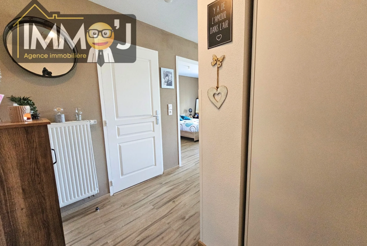 Appartement 2 pièces avec terrasse et parking privé à Nancy 