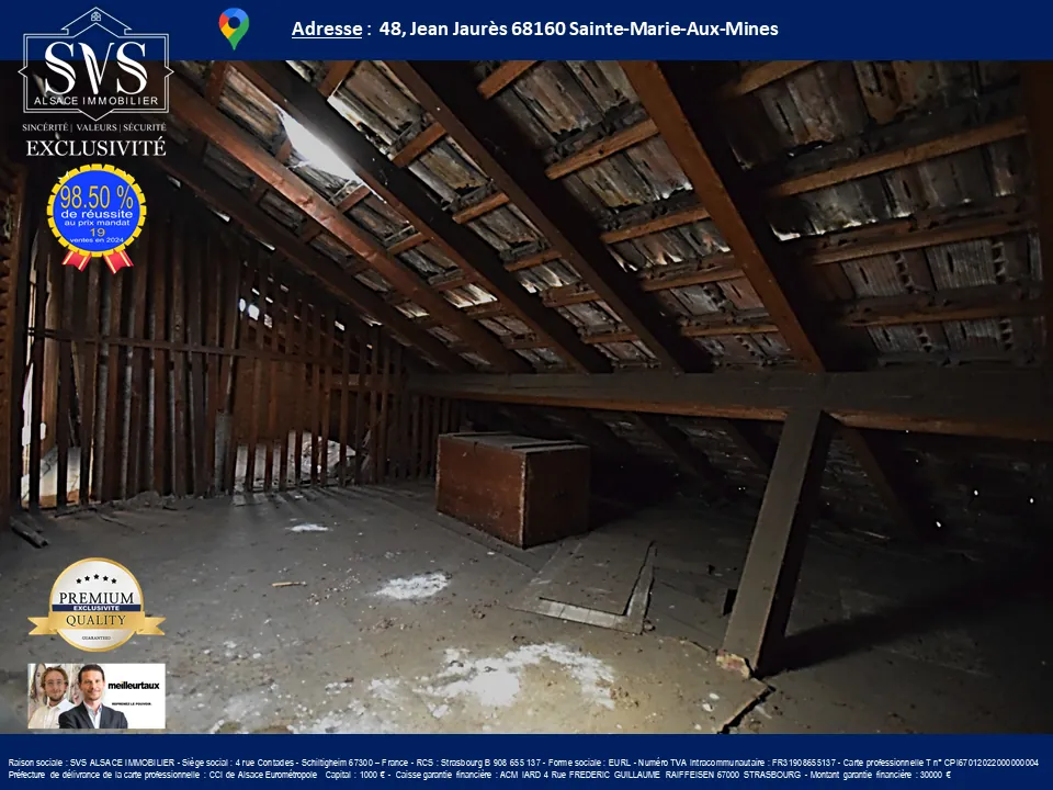 Appartement F4 de 70,61 m² avec jardin, cave et balcon à Sainte-Marie-aux-Mines 