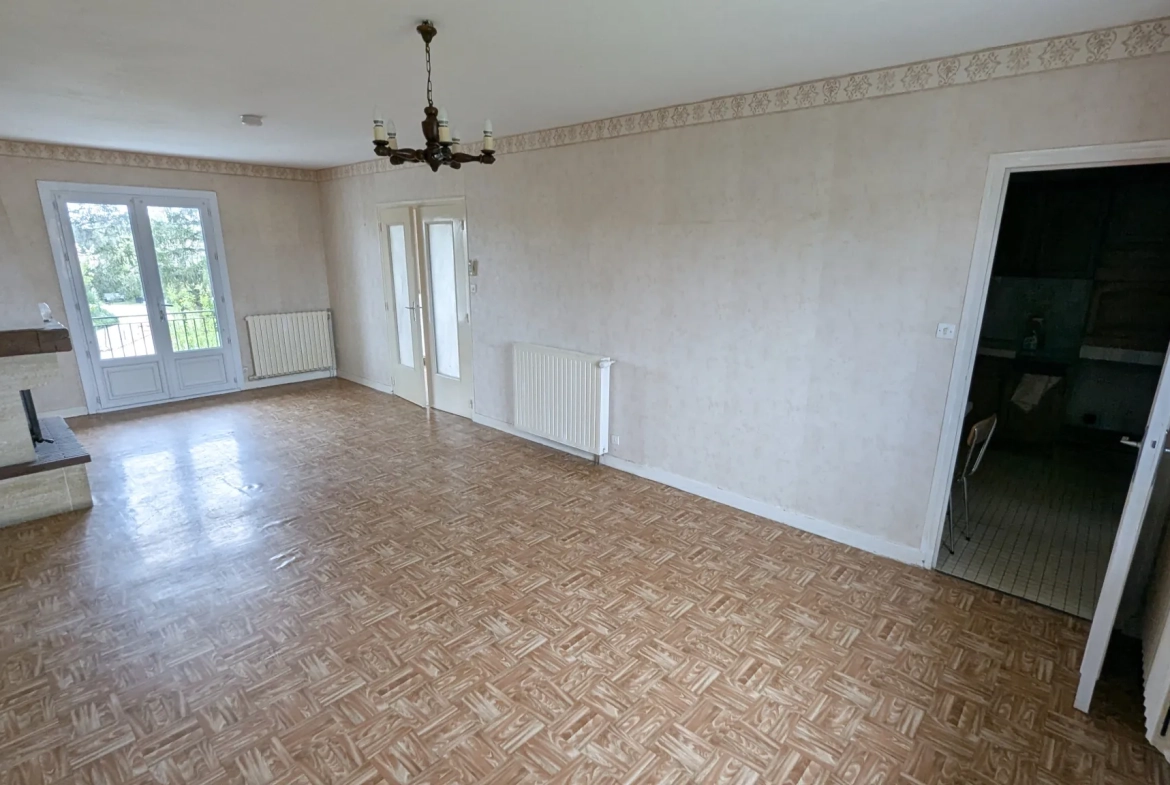 Maison individuelle à Magne de 90 m² avec garage et terrain clos 