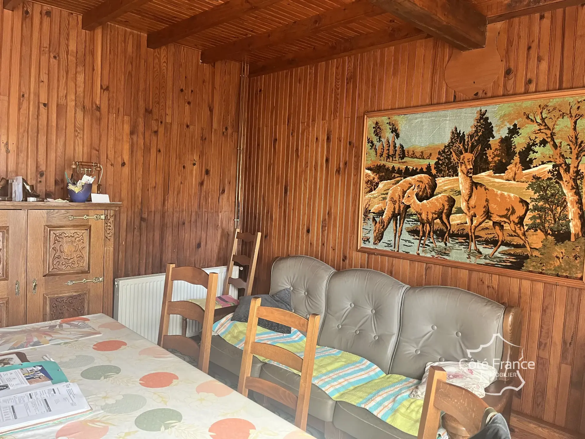 Maison à vendre à Sains Richaumont avec jardin, 3 chambres, vérandas et garage 