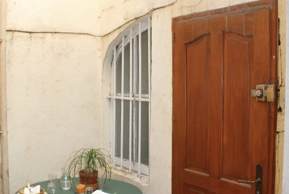 Appartement T3 de charme dans le centre historique de Nîmes avec vue sur jardin 