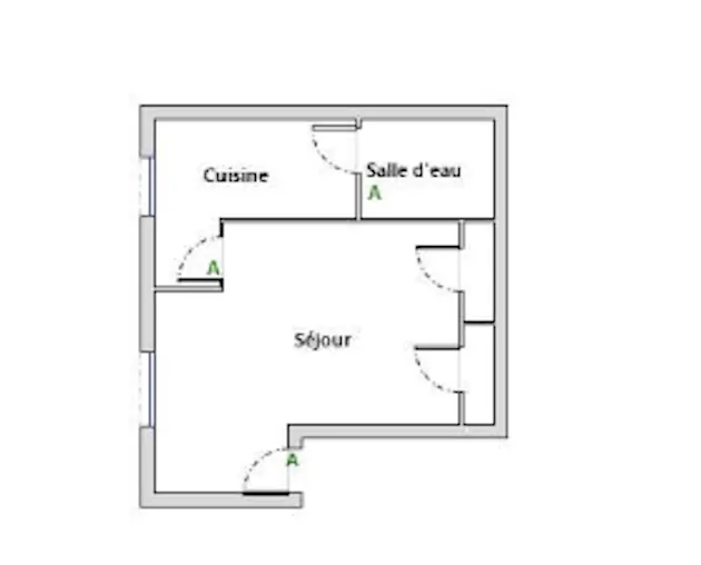 Immeuble à vendre à Dijon proche Victor Hugo avec 2 appartements meublés 