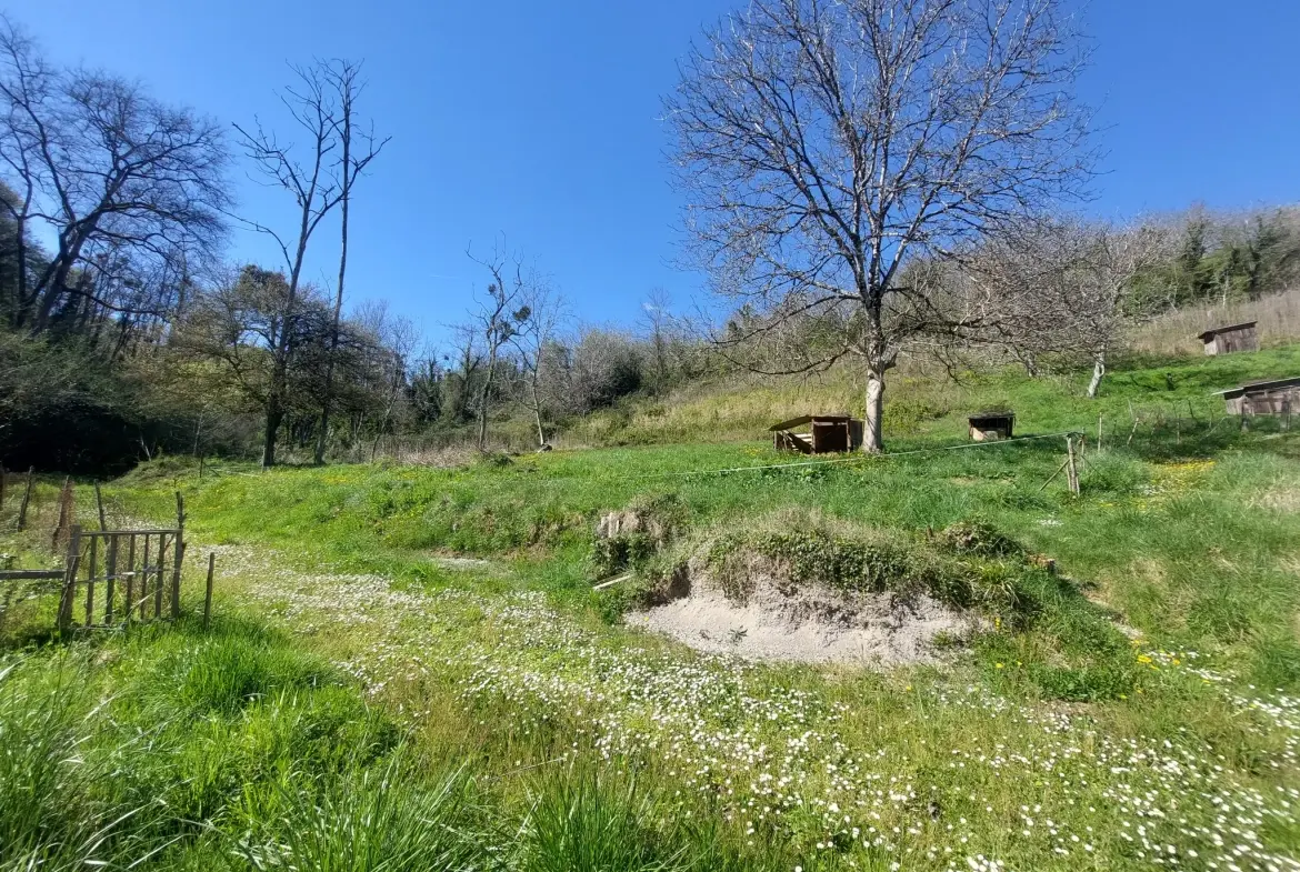 Maison en pierre à rénover de 110 m² avec jardin à La Réole 