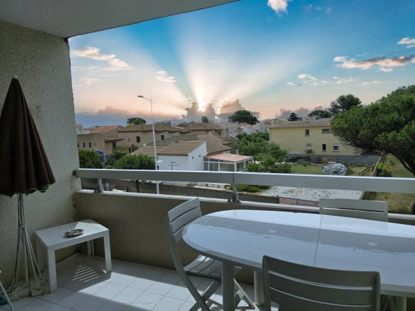 Appartement T3 avec terrasse à Valras Plage, proche des plages