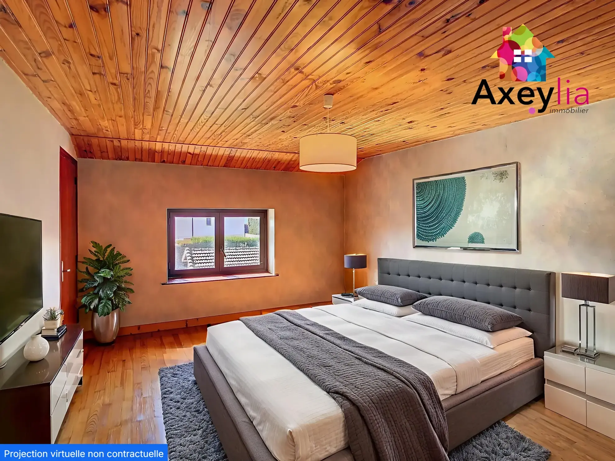 Maison à vendre à Roanne avec 3 chambres, garages et terrain clos 