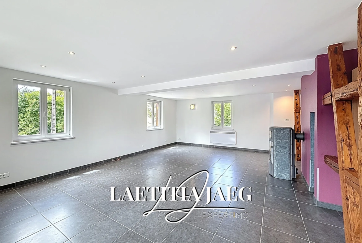 Appartement 4 pièces à Gerstheim avec combles aménageables et parking 