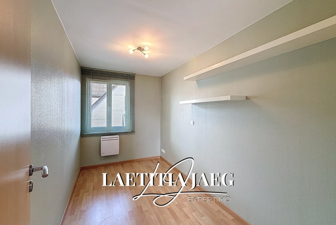 Appartement 4 pièces à Gerstheim avec combles aménageables et parking 