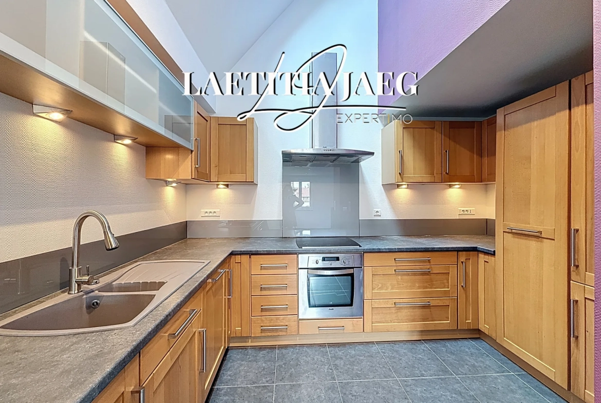 Appartement 4 pièces à Gerstheim avec combles aménageables et parking 