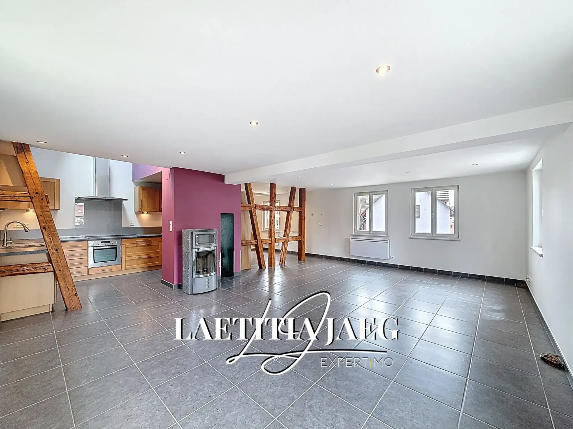 Appartement 4 pièces à Gerstheim avec combles aménageables et parking 