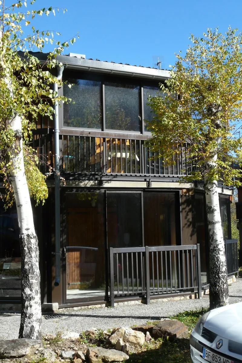 Studio meublé de 25 m² avec véranda chauffée à Montferrier, proche pistes 