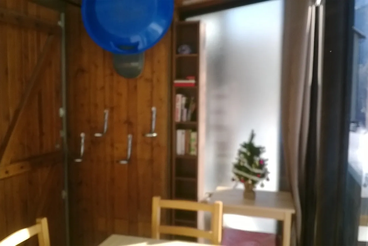 Studio meublé de 25 m² avec véranda chauffée à Montferrier, proche pistes 