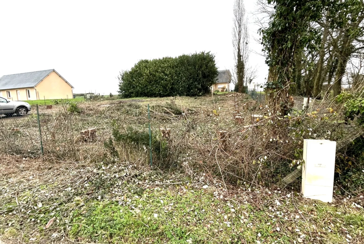 Terrain constructible de 1200 m² à Puchay proche Paris 