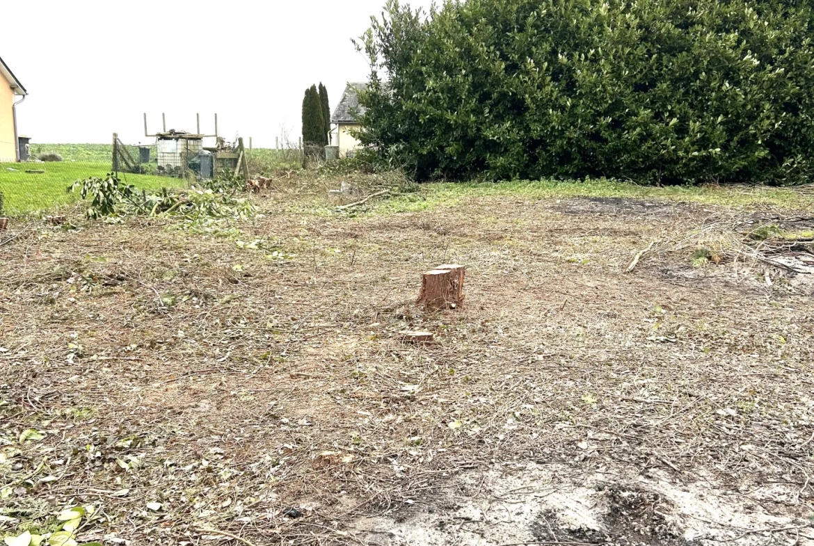 Terrain constructible de 1200 m² à Puchay proche Paris 