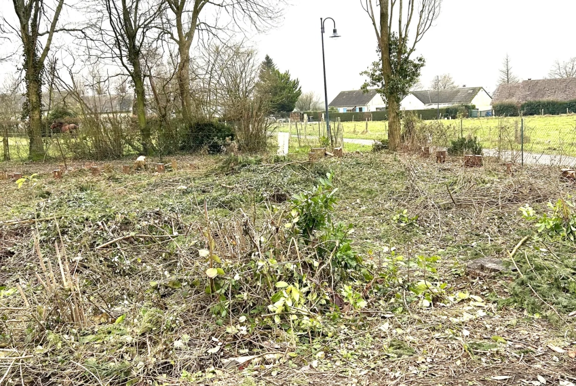 Terrain constructible de 1200 m² à Puchay proche Paris 