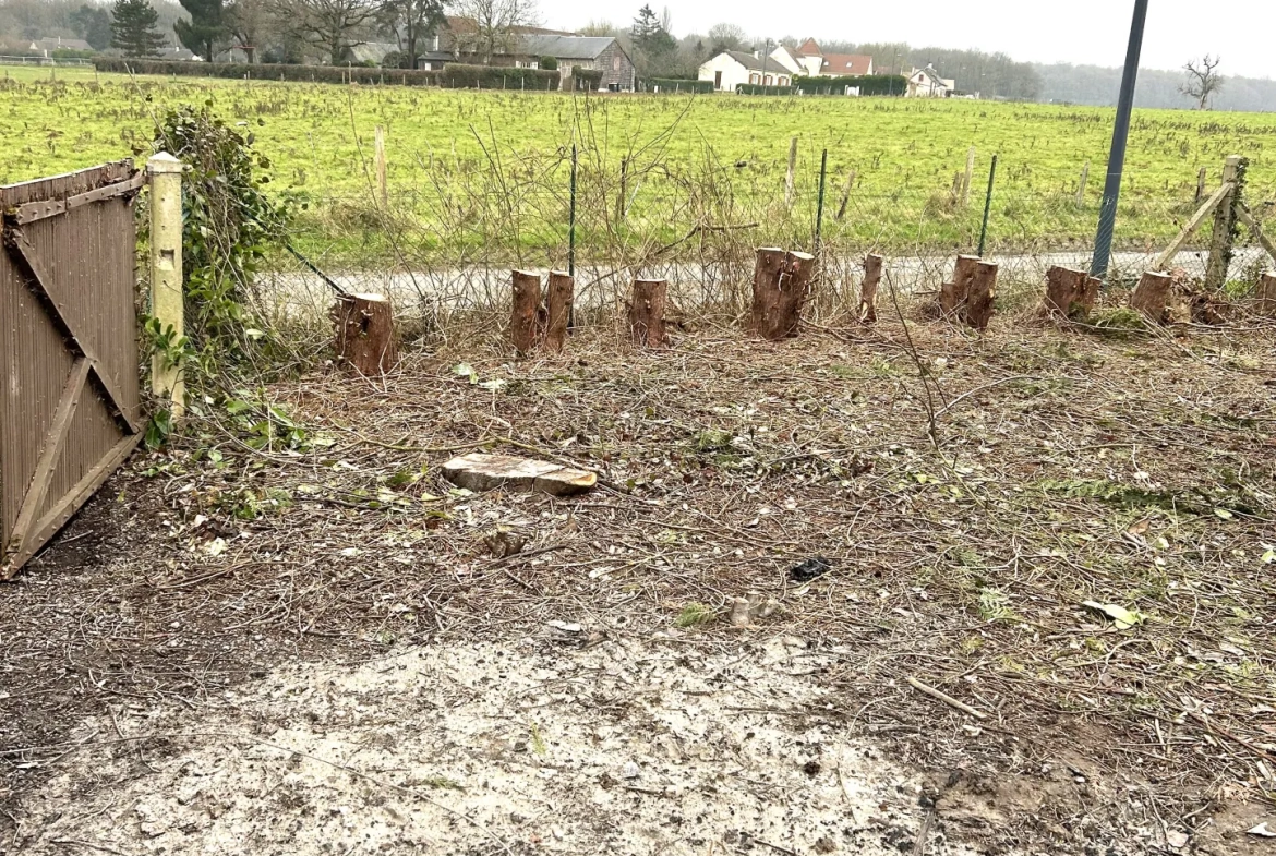 Terrain constructible de 1200 m² à Puchay proche Paris 