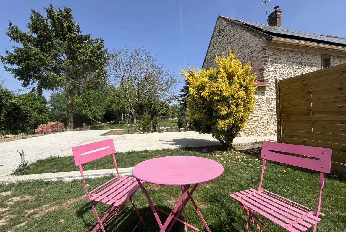 Maison briarde rénovée à La Ferté-sous-Jouarre avec jardin et 3 chambres 
