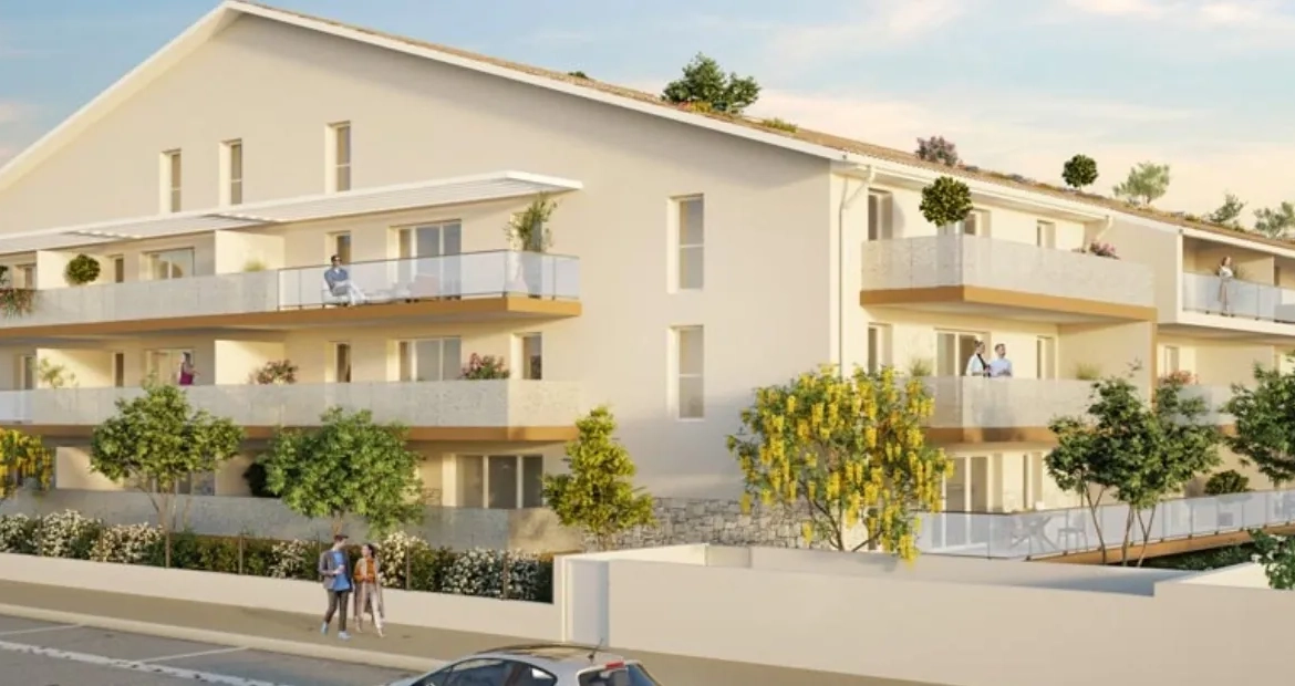 Programme immobilier neuf T2 à Valras Plage avec balcon et parking - Livraison 2027 