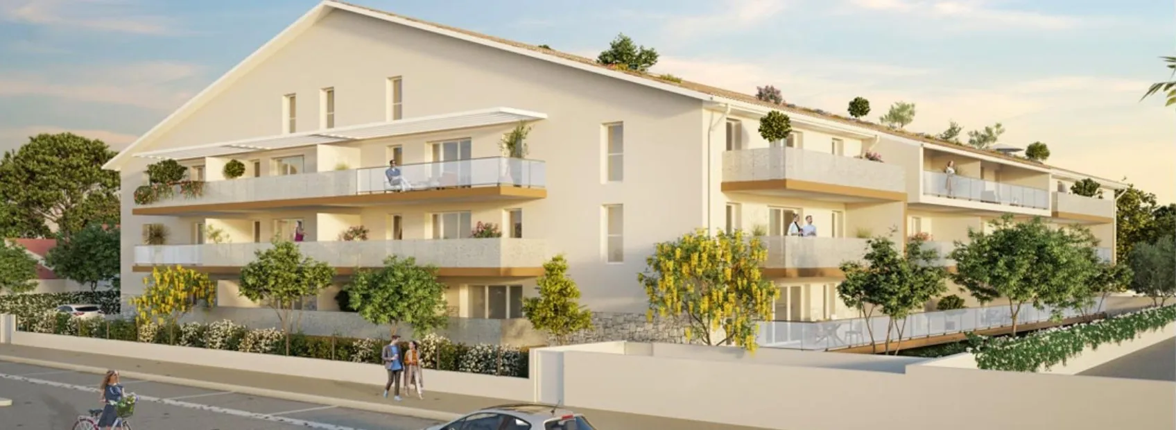 Programme immobilier neuf T2 à Valras Plage avec balcon et parking - Livraison 2027 