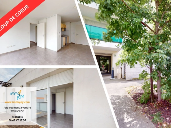 Appartement T2 avec terrasse à Toulouse - Résidence sécurisée et parking