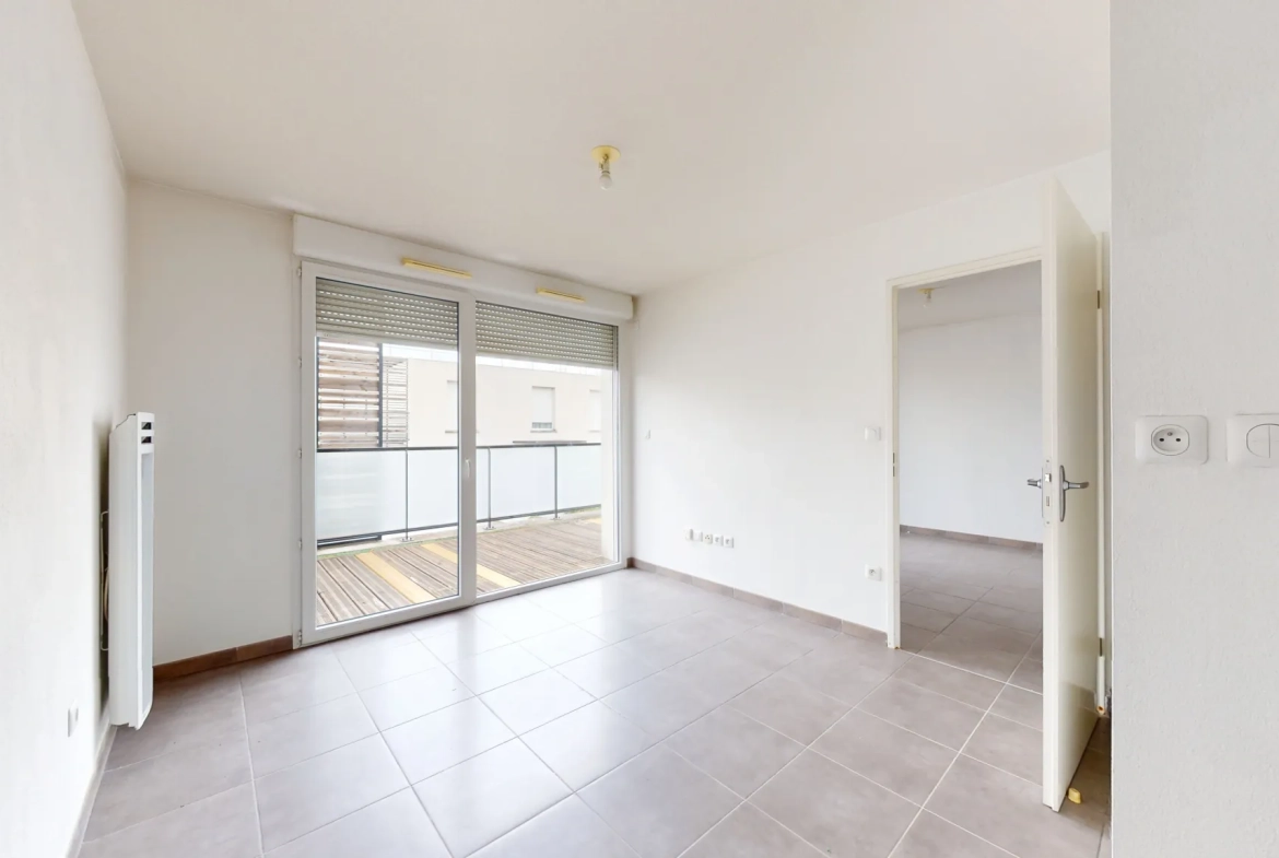 Appartement T2 avec terrasse à Toulouse - Résidence sécurisée et parking 