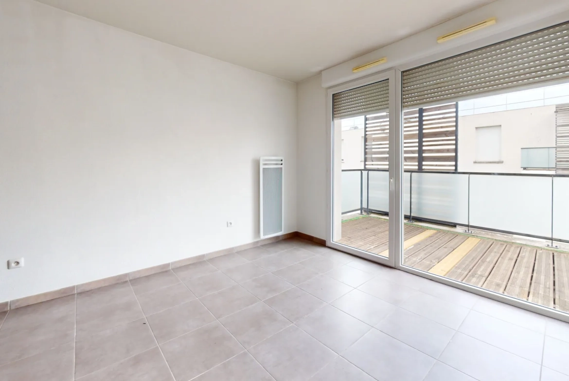 Appartement T2 avec terrasse à Toulouse - Résidence sécurisée et parking 