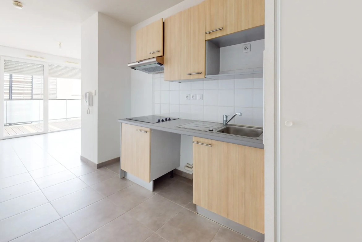 Appartement T2 avec terrasse à Toulouse - Résidence sécurisée et parking 