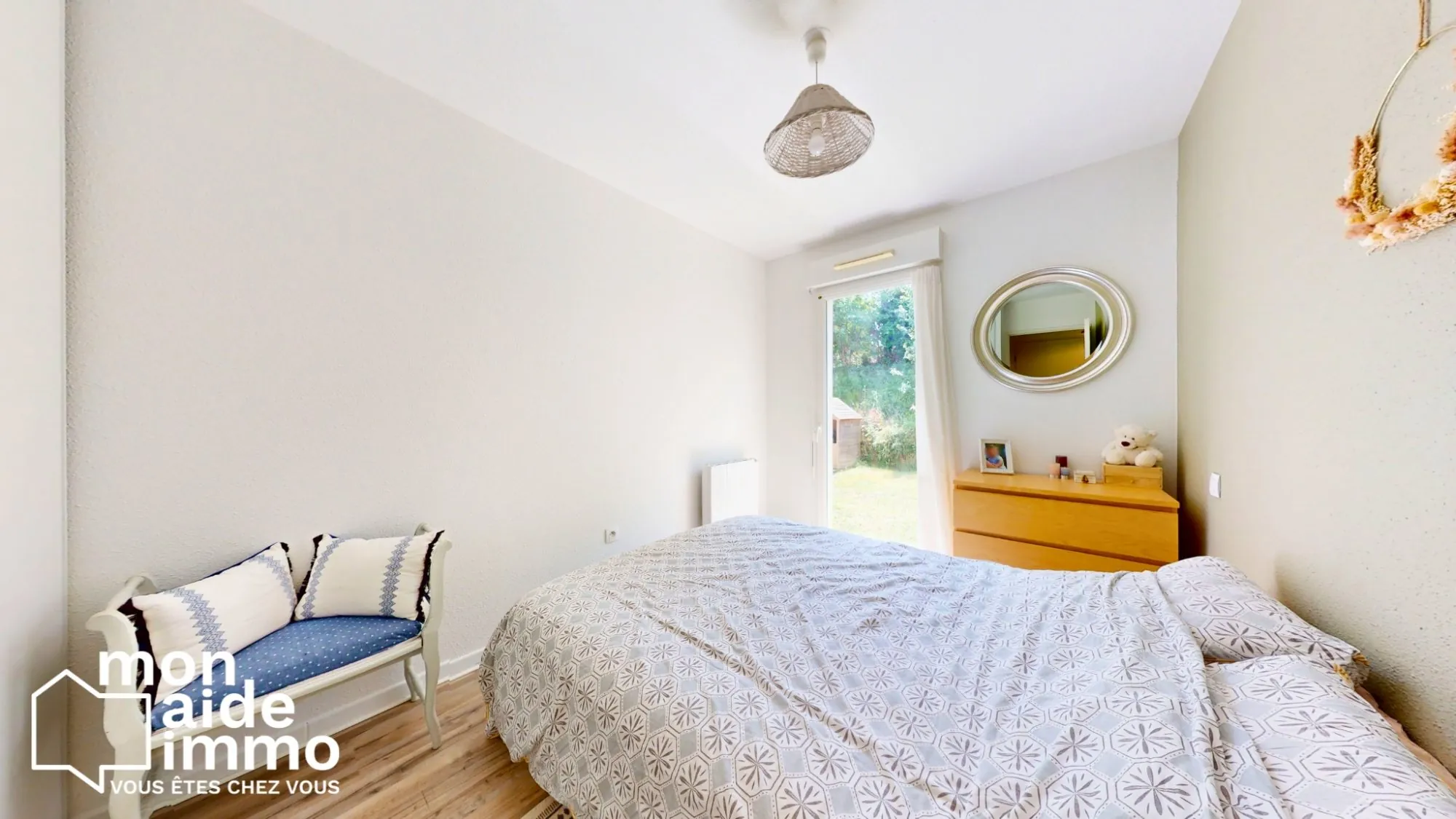 Bel appartement T3 avec jardin privé à Montussan - 57 m² 