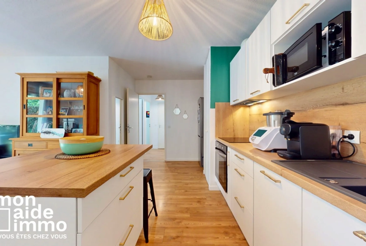 Bel appartement T3 avec jardin privé à Montussan - 57 m² 