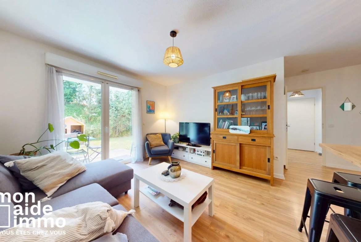 Bel appartement T3 avec jardin privé à Montussan - 57 m² 