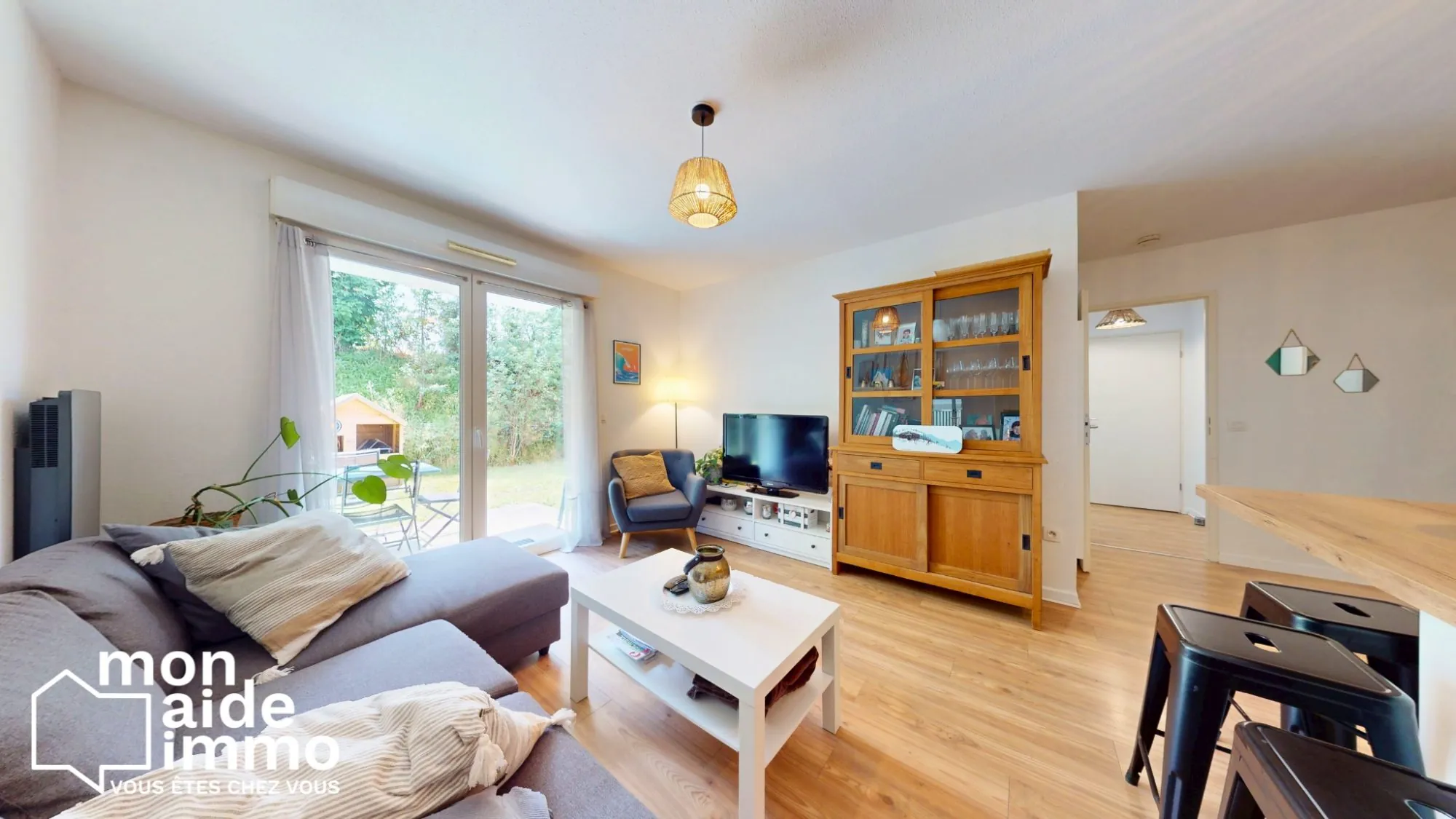 Bel appartement T3 avec jardin privé à Montussan - 57 m² 