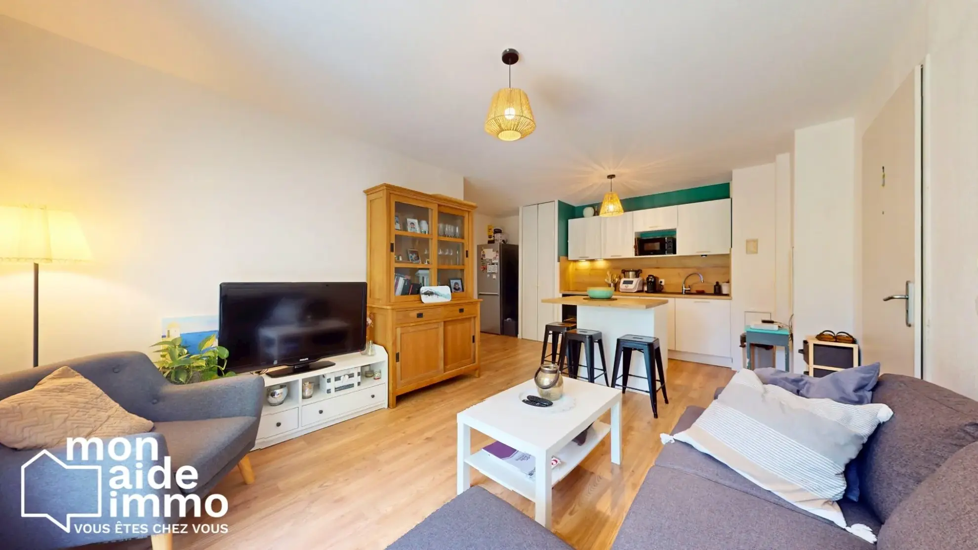 Bel appartement T3 avec jardin privé à Montussan - 57 m² 