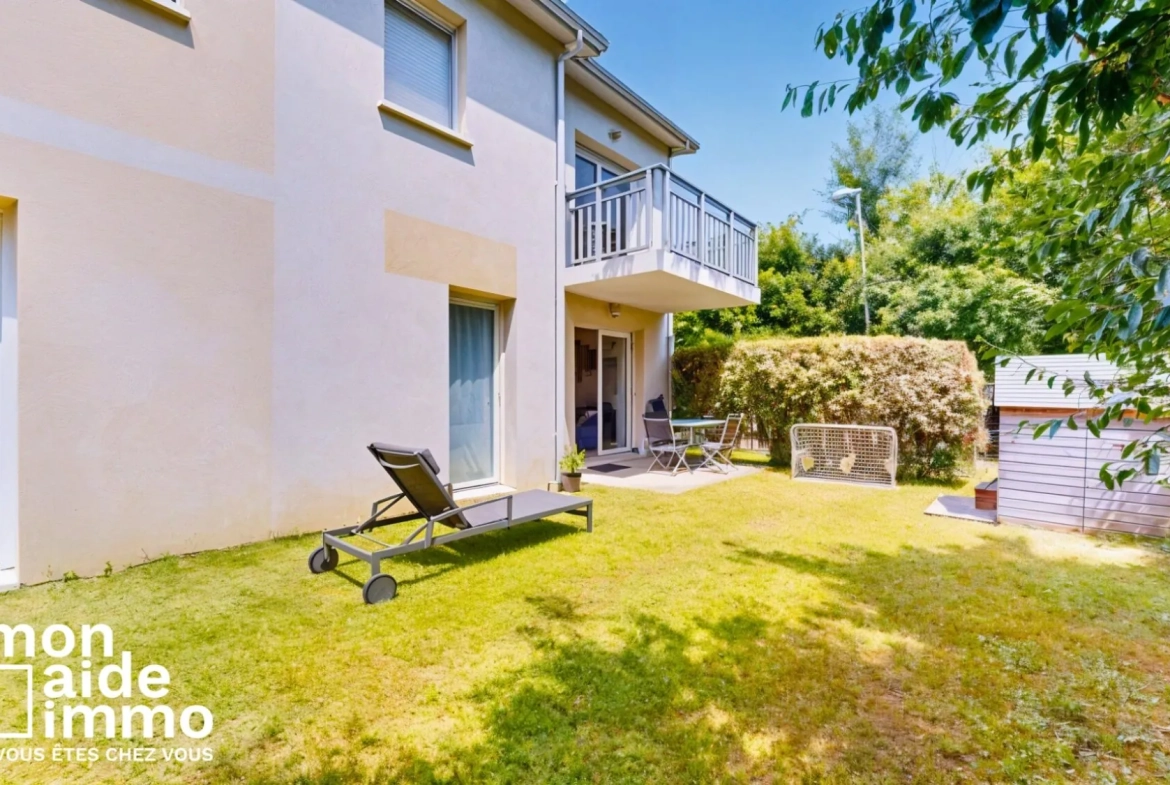Bel appartement T3 avec jardin privé à Montussan - 57 m² 