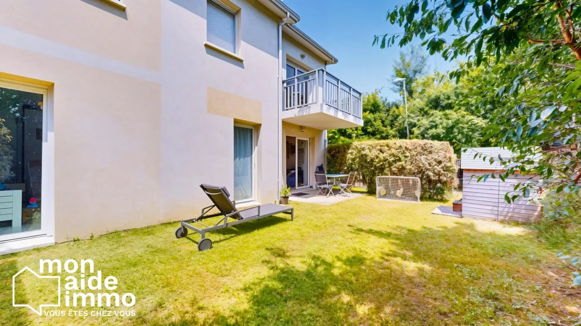 Bel appartement T3 avec jardin privé à Montussan - 57 m² 