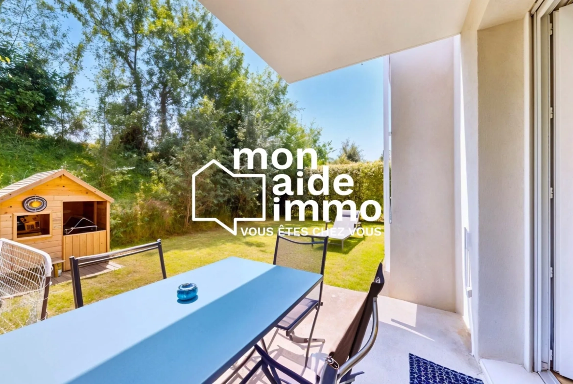 Bel appartement T3 avec jardin privé à Montussan - 57 m² 