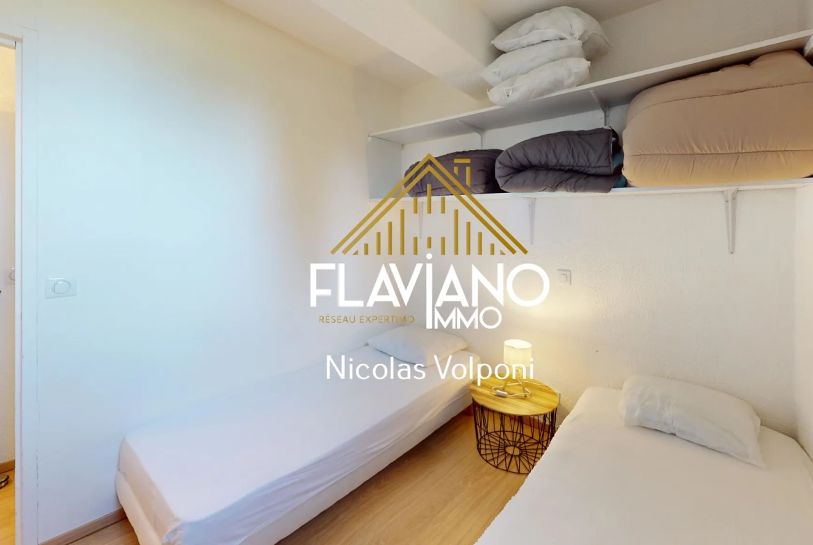 Appartement T2 de 24,50 m² au Le Sauze avec station skiing et parking 