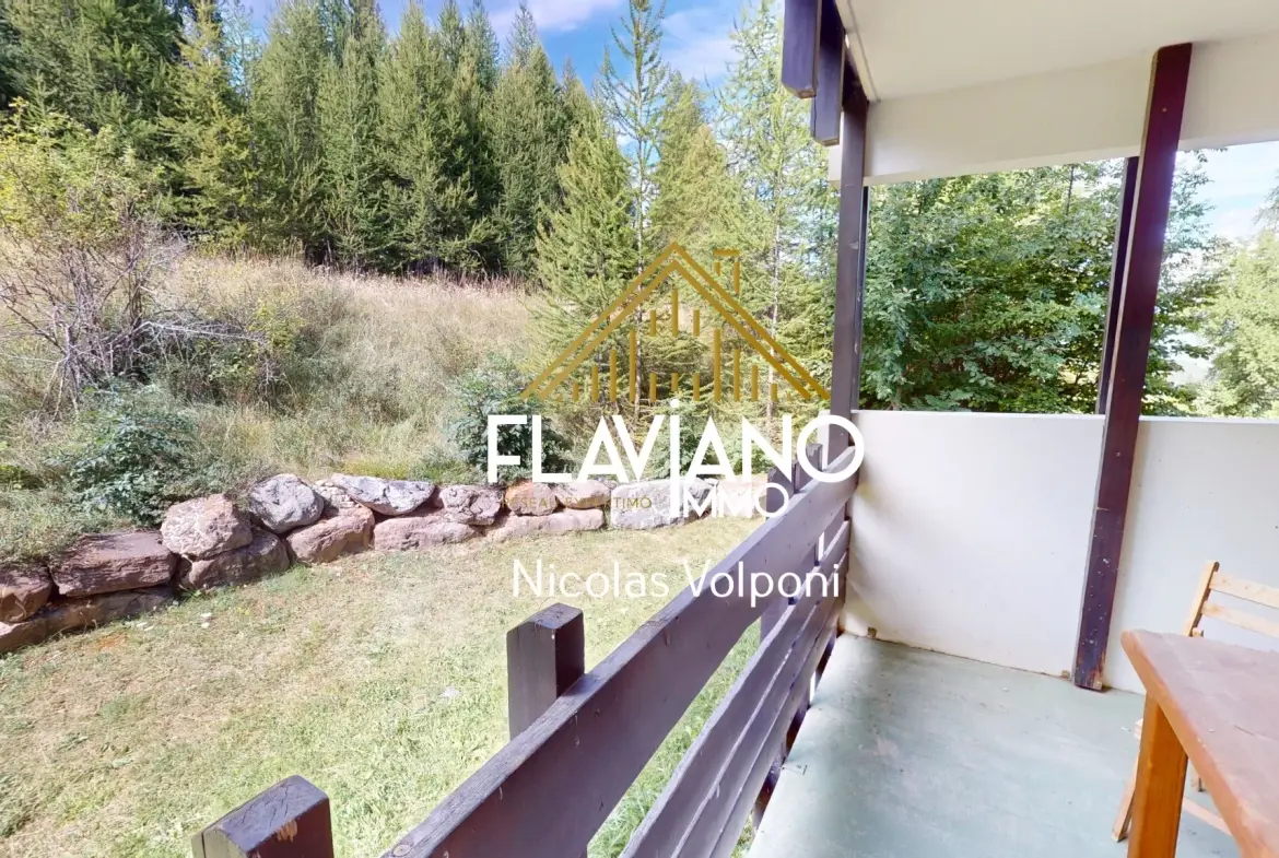 Appartement T2 de 24,50 m² au Le Sauze avec station skiing et parking 