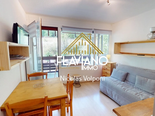 Appartement T2 de 24,50 m² au Le Sauze avec station skiing et parking