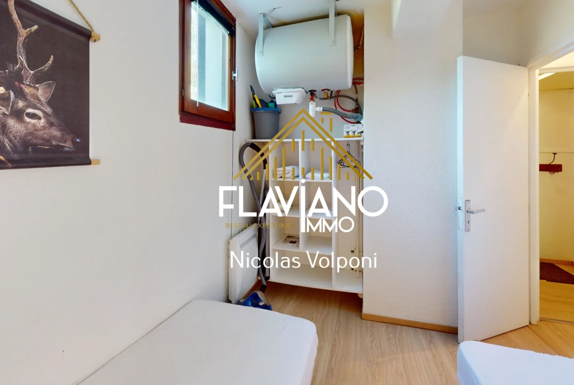 Appartement T2 de 24,50 m² au Le Sauze avec station skiing et parking 