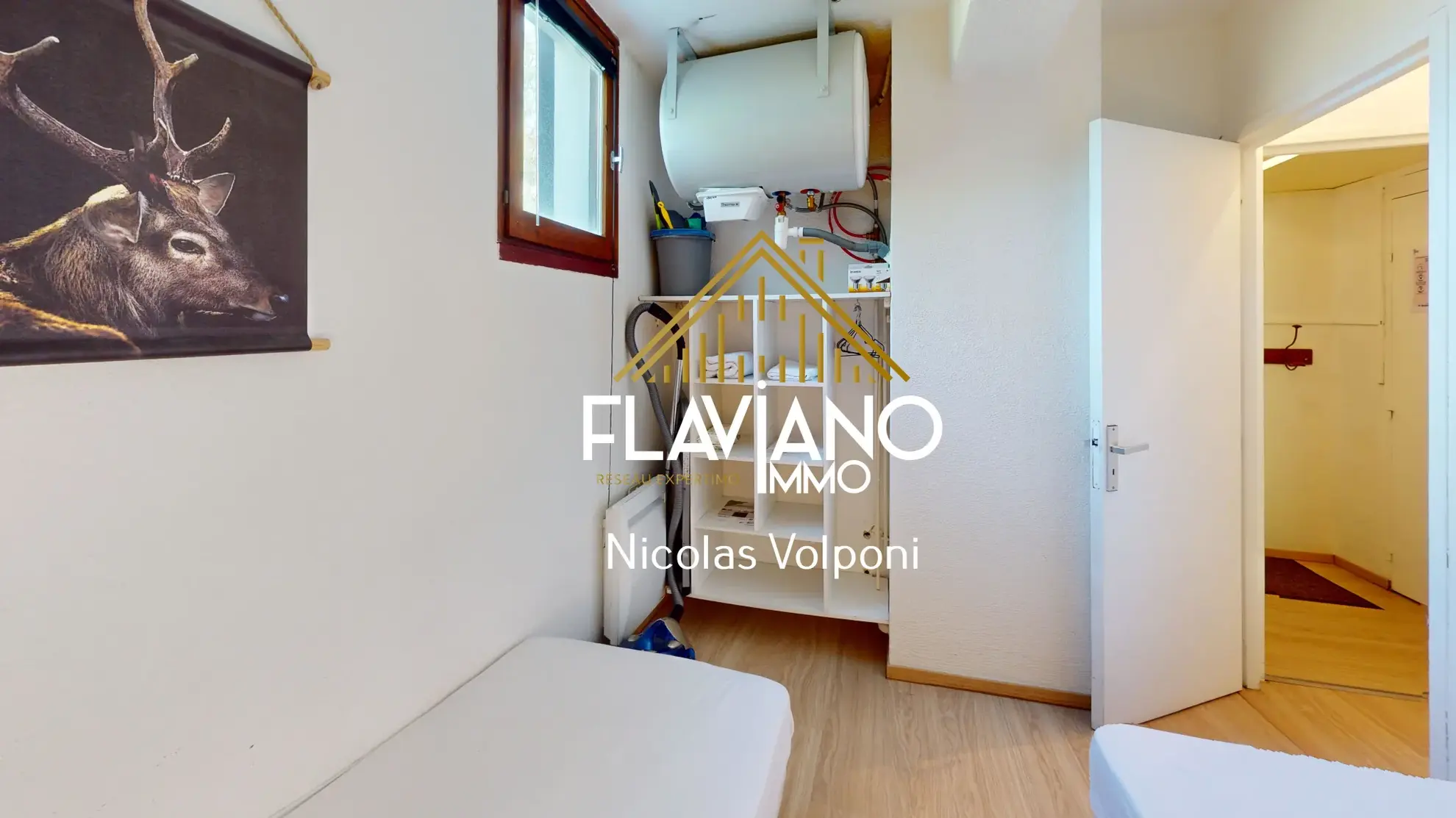 Appartement T2 de 24,50 m² au Le Sauze avec station skiing et parking 